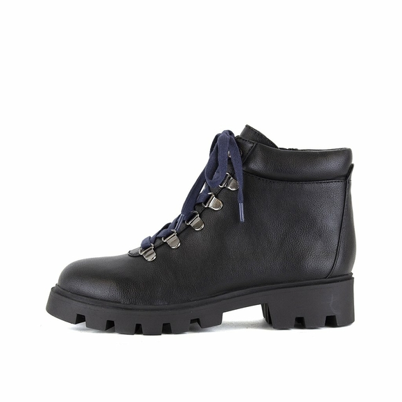 Lust for Life L4L boots black ankle size 7 laces - Picture 2 of 3